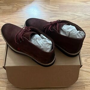 Marc Joseph New York Men's Leather Made in Brazil Luxury Lug Boot Ankle Burgundy